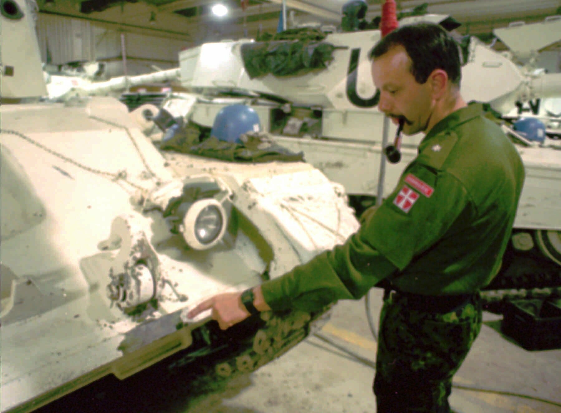 Read more about the article Bosnien-Hercegovina: Danske kampvogne i kamp med serbiske styrker