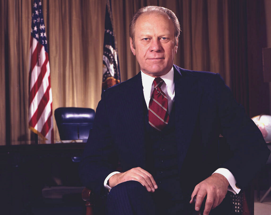 Read more about the article Gerald Ford død – USA’s præsident ved et tilfælde