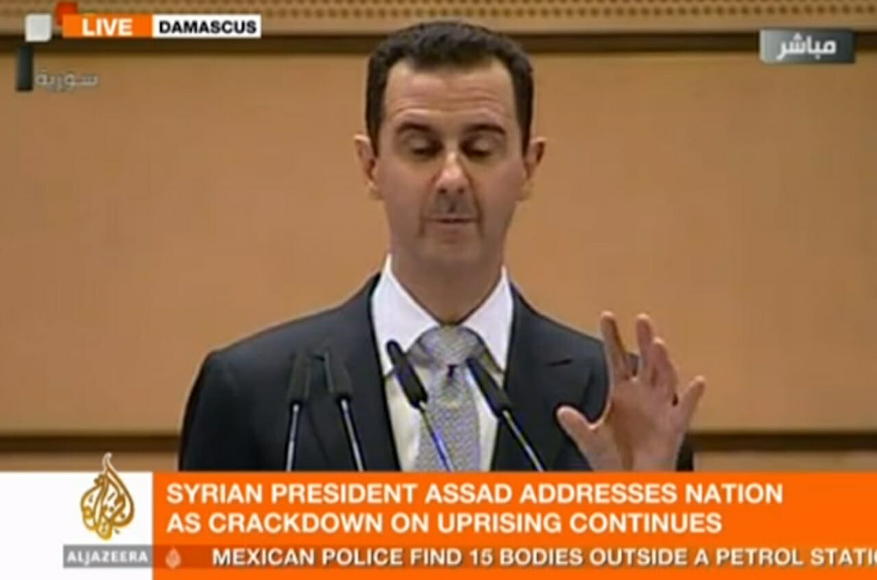 Read more about the article Assad siger, at han vil kæmpe til døden