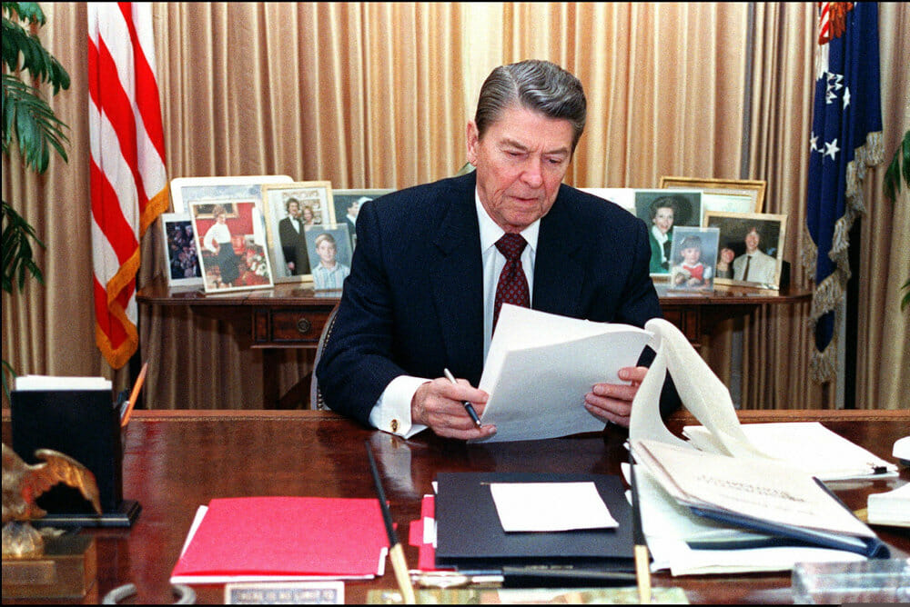 Read more about the article 48 år gammel lydfil med Ronald Reagan forarger