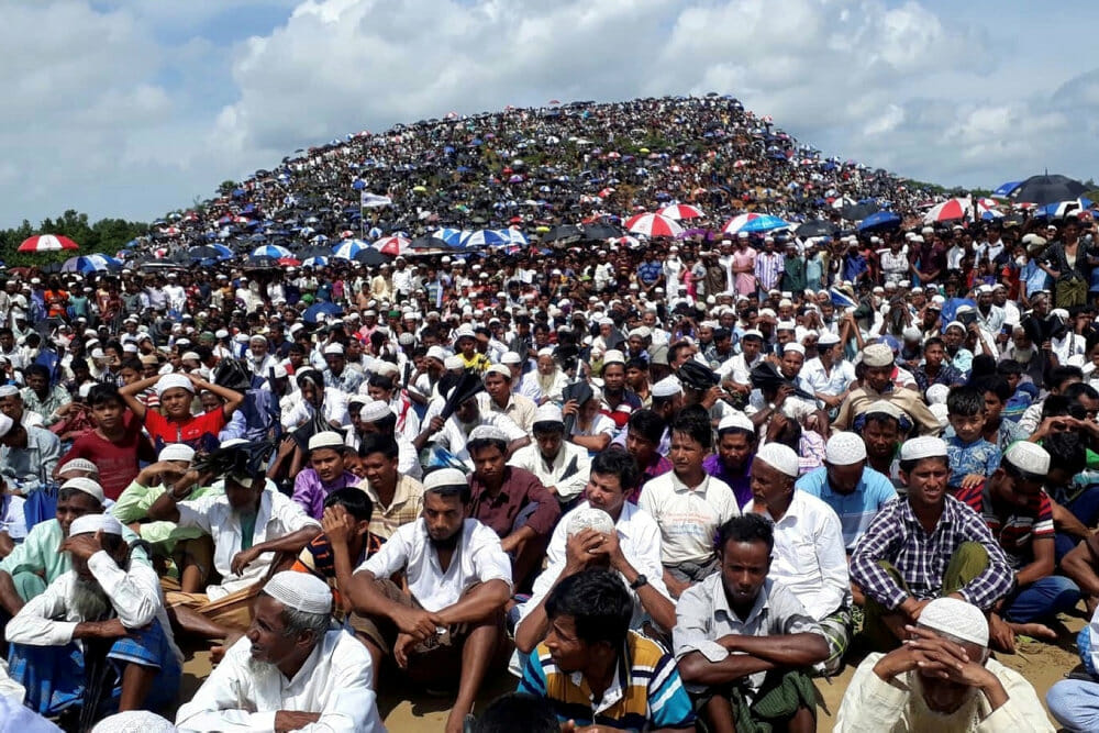 Read more about the article Rohingyaer markerer årsdag for masseflugt