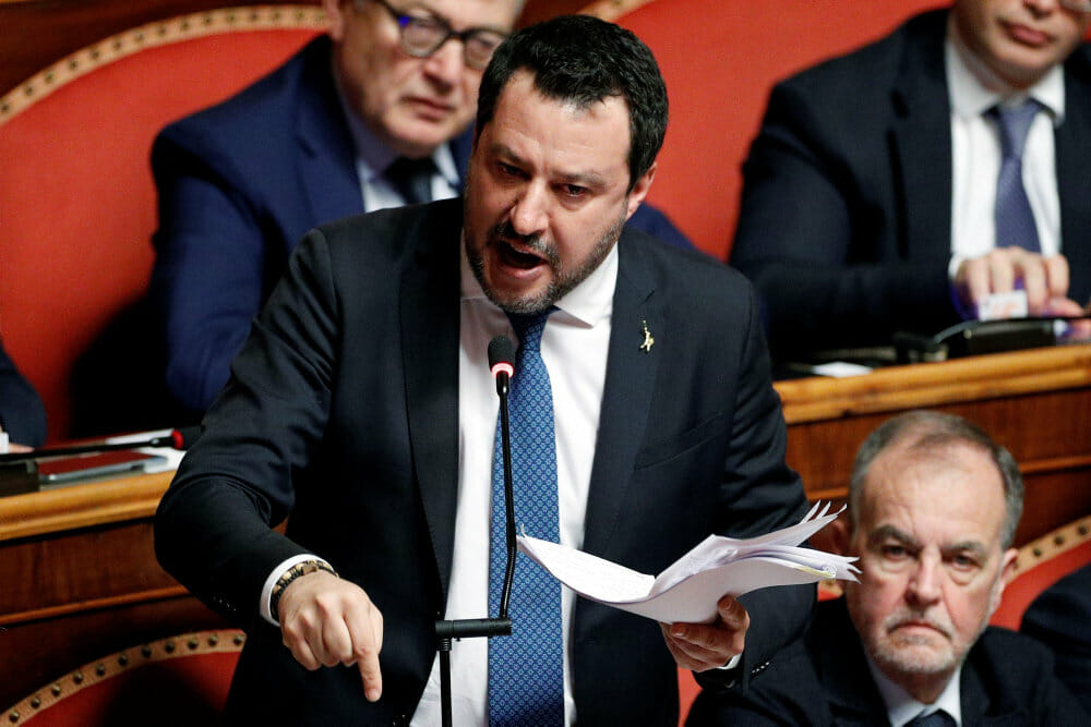 Read more about the article Salvini kan retsforfølges i sag om afvist migrantskib