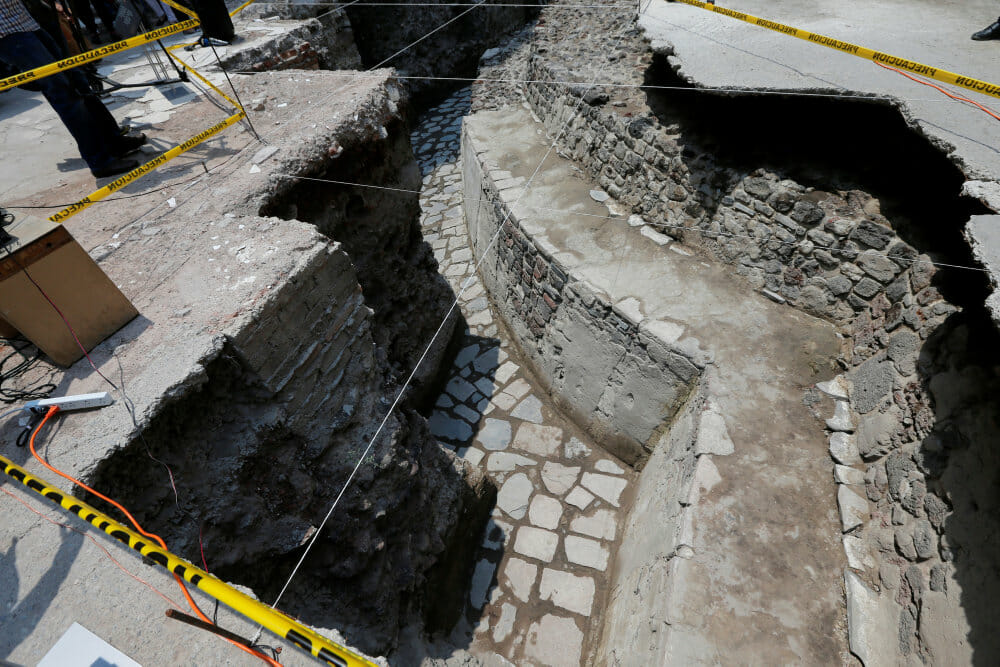 Read more about the article Arkæologer udgraver tempel fra aztekernes tid i Mexico City