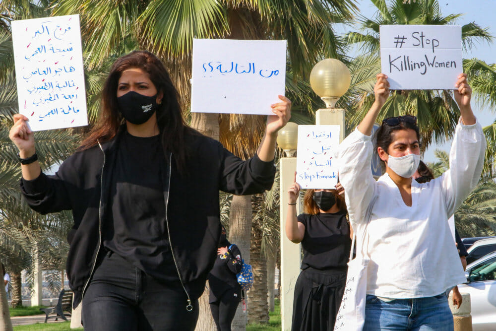 Read more about the article Kvinder kræver bedre beskyttelse mod vold i Kuwait efter drab