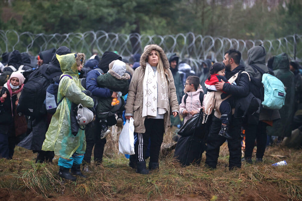 Read more about the article Polsk militær stopper migranter ved den hviderussiske grænse