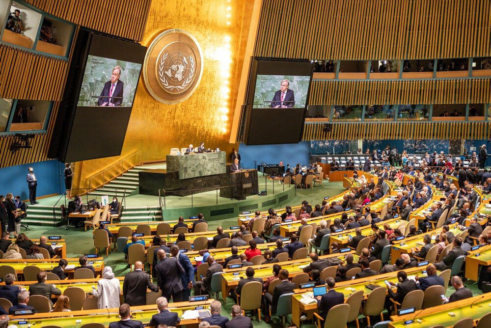 Read more about the article FN’s generalsekretær håber på nyt globalt samarbejde i en krisetid