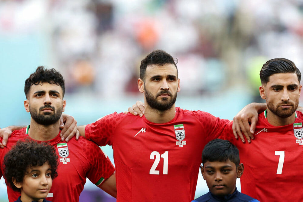 Read more about the article Irans landshold synger ikke med på deres egen nationalsang ved VM