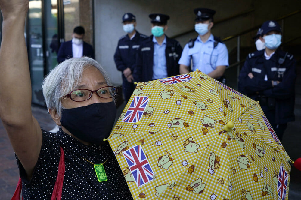 Read more about the article 67-årig aktivist er anholdt i Hongkong på årsdag for massakre