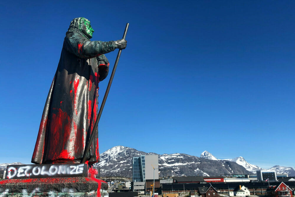 Read more about the article Grønlandsk folketingsmedlem vil fjerne Hans Egede-statue