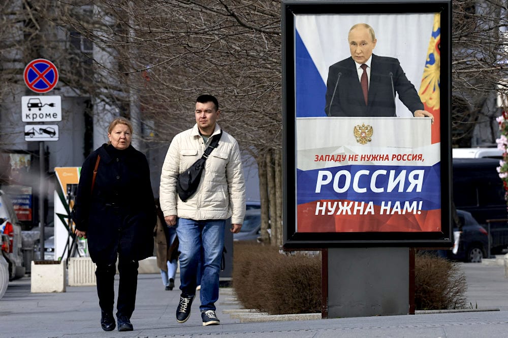 Read more about the article Vladimir Putin vil cementere sin magt med overbevisende genvalg